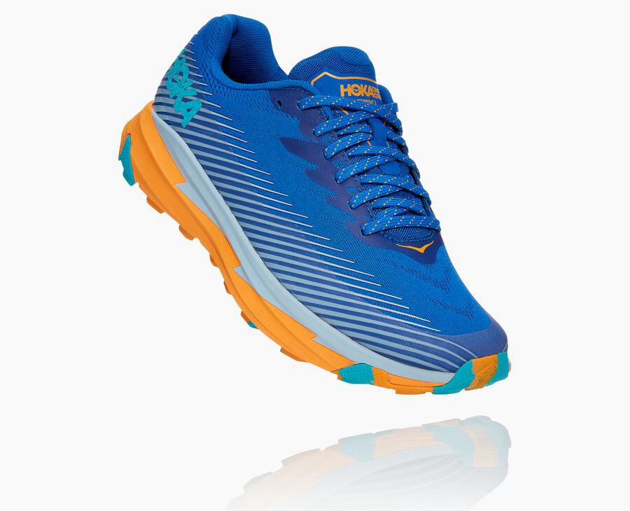 Hoka One One Mens Trail Shoes - Torrent 2 - Blue - QNIC08951